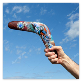 Anstoßen mit Getränken – Boomerang-Style