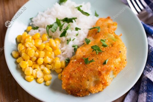 Veganes Schnitzel mit Kräutern