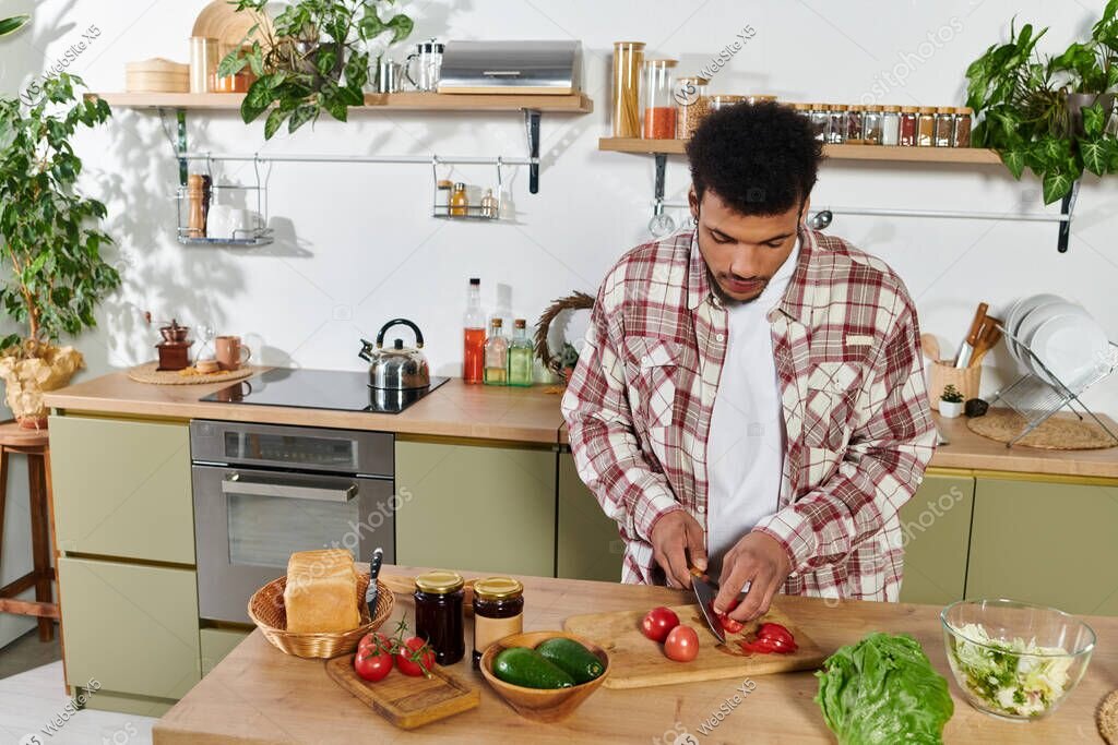 Frische Zutaten in der Vorbereitung